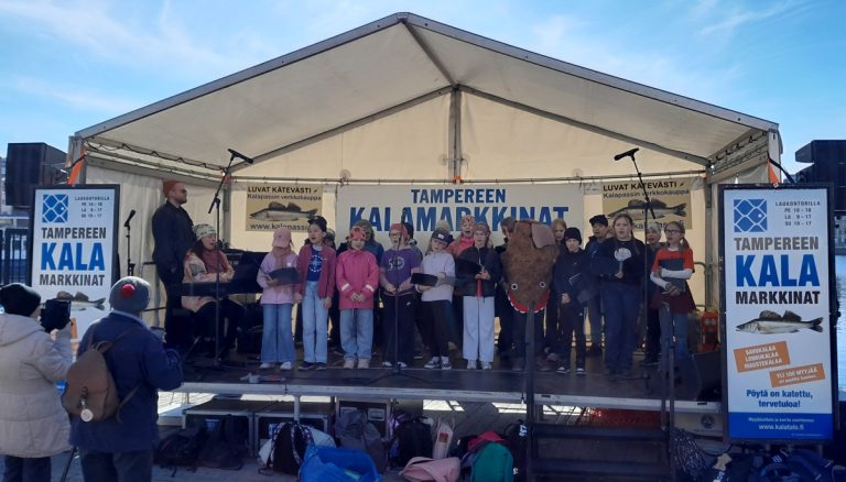 Kalainen kalaasi viikonloppuna Tampereen Laukontorilla